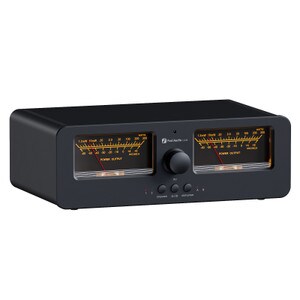 Fosi Audio LC30-B Speaker Selector with Black VU Meters